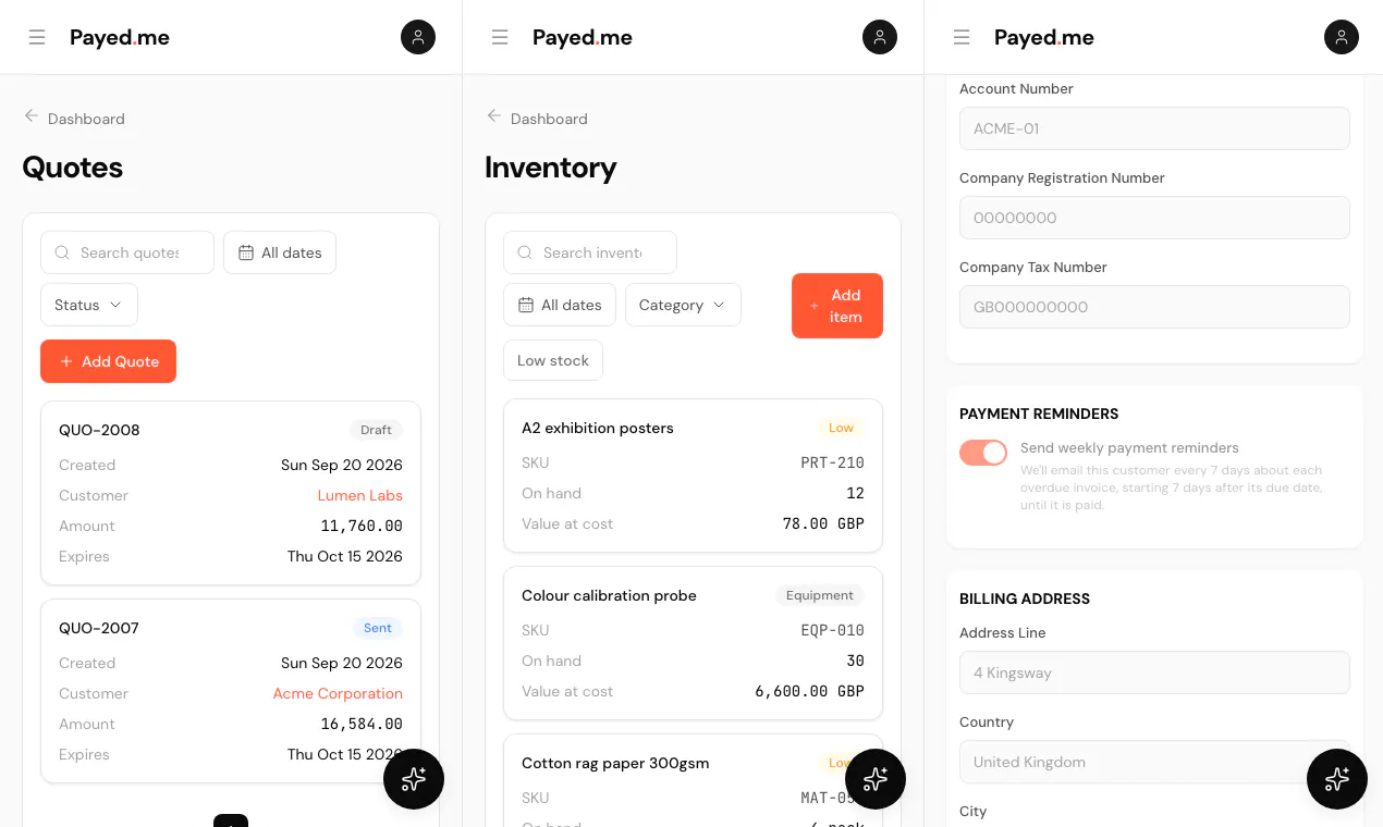 Payed.me gallery image