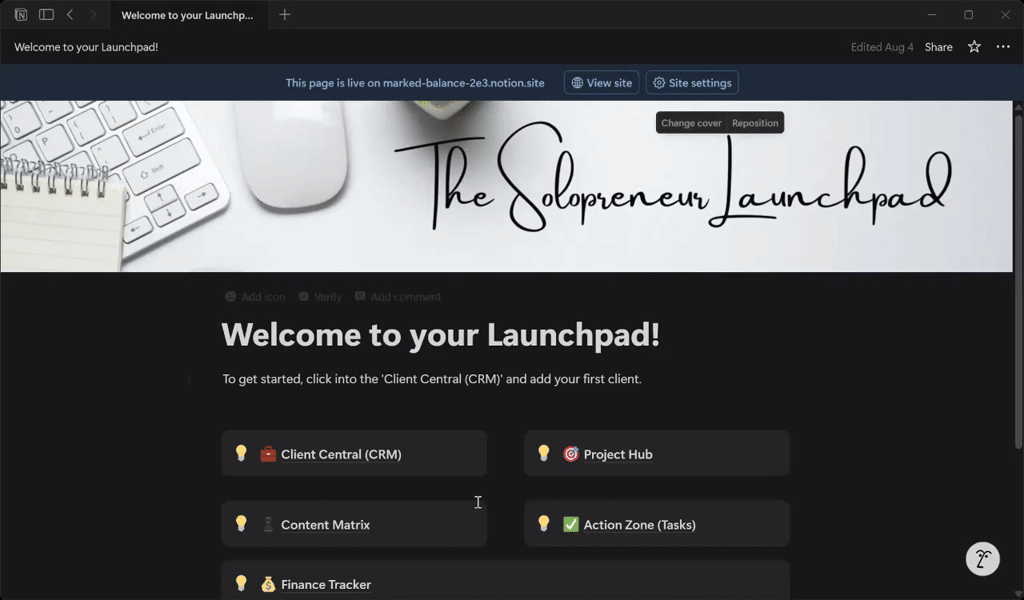 منصة إطلاق Solopreneur