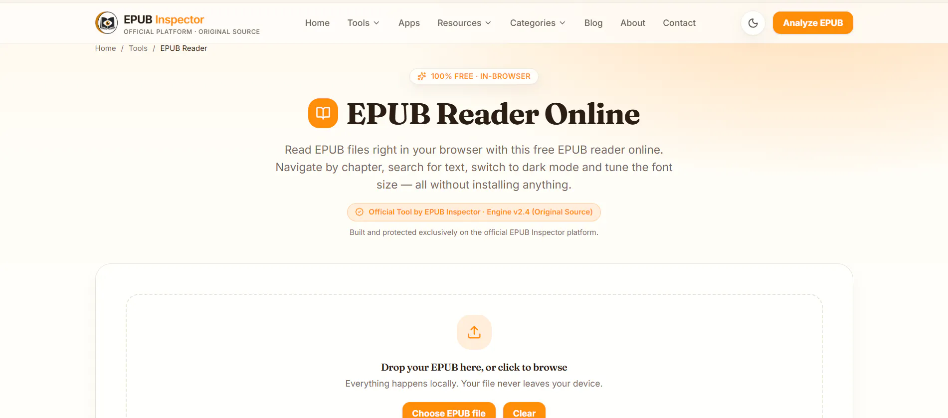 EPUB Inspector gallery image