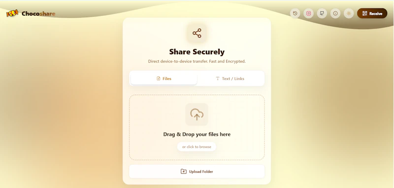 ChocoShare screenshot 1