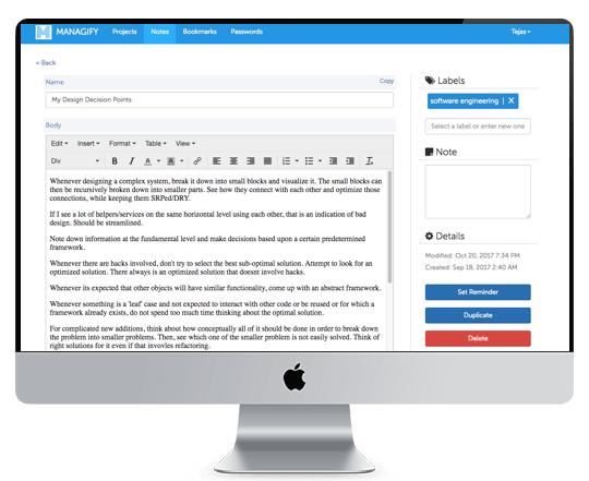 Managify gallery image