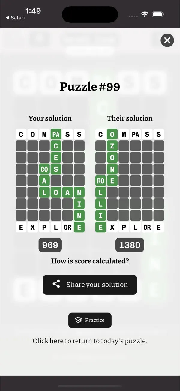 Média Bridj - Un puzzle quotidien où vous construisez un pont de vos propres mots! 2
