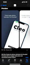 Cleo: Co-Founder Finden und Vernetzen gallery image