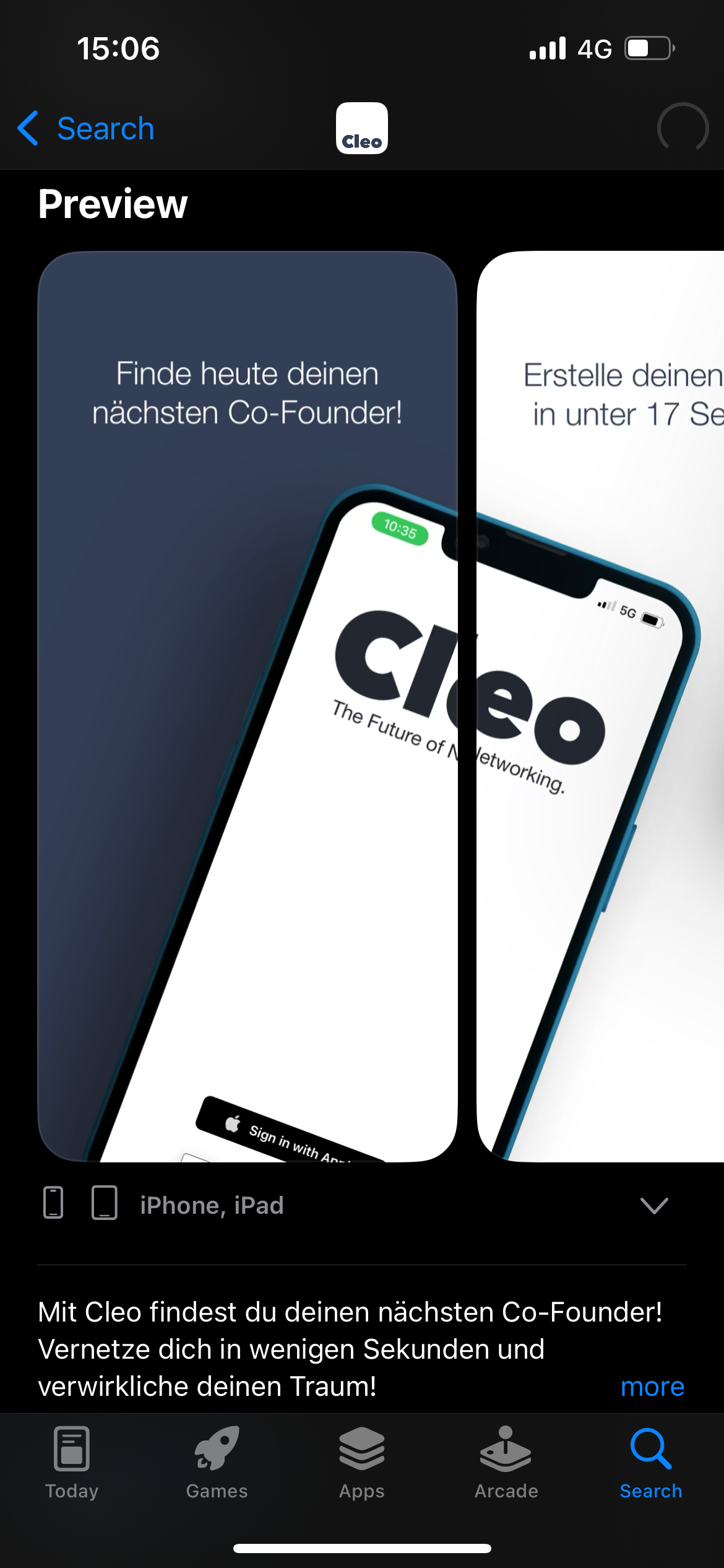 Cleo:共同設立者を見つけてネットワークしますメディア1
