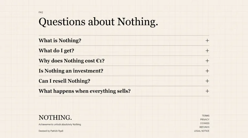 NOTHING. screenshot 12