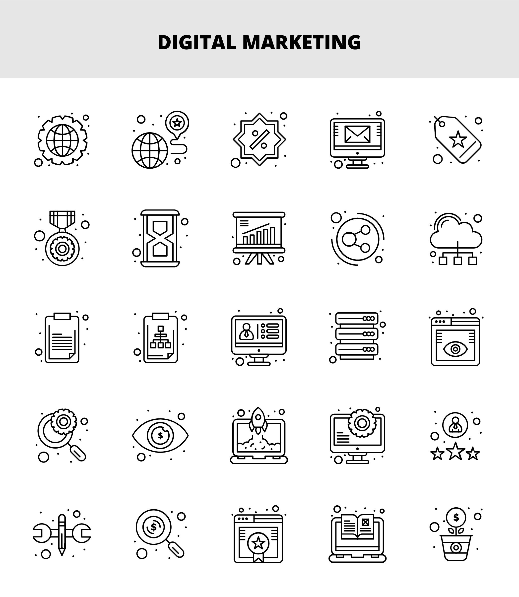Gói biểu tượng kinh doanh 120.000 media 18