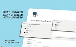 Notion Job Application Tracker media 1