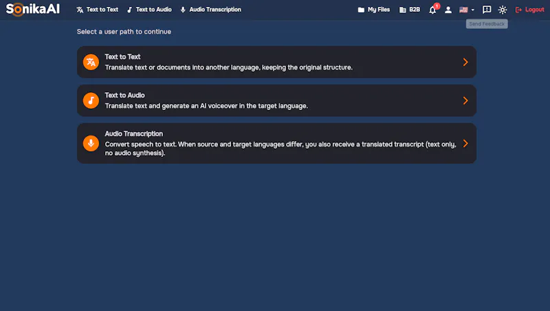 SonikaAI screenshot 2
