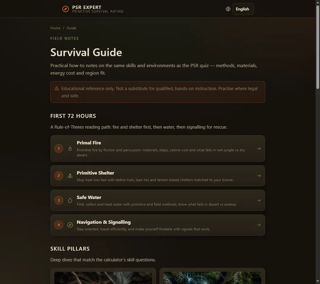 FREE - Primitive Survival Fan site  gallery image