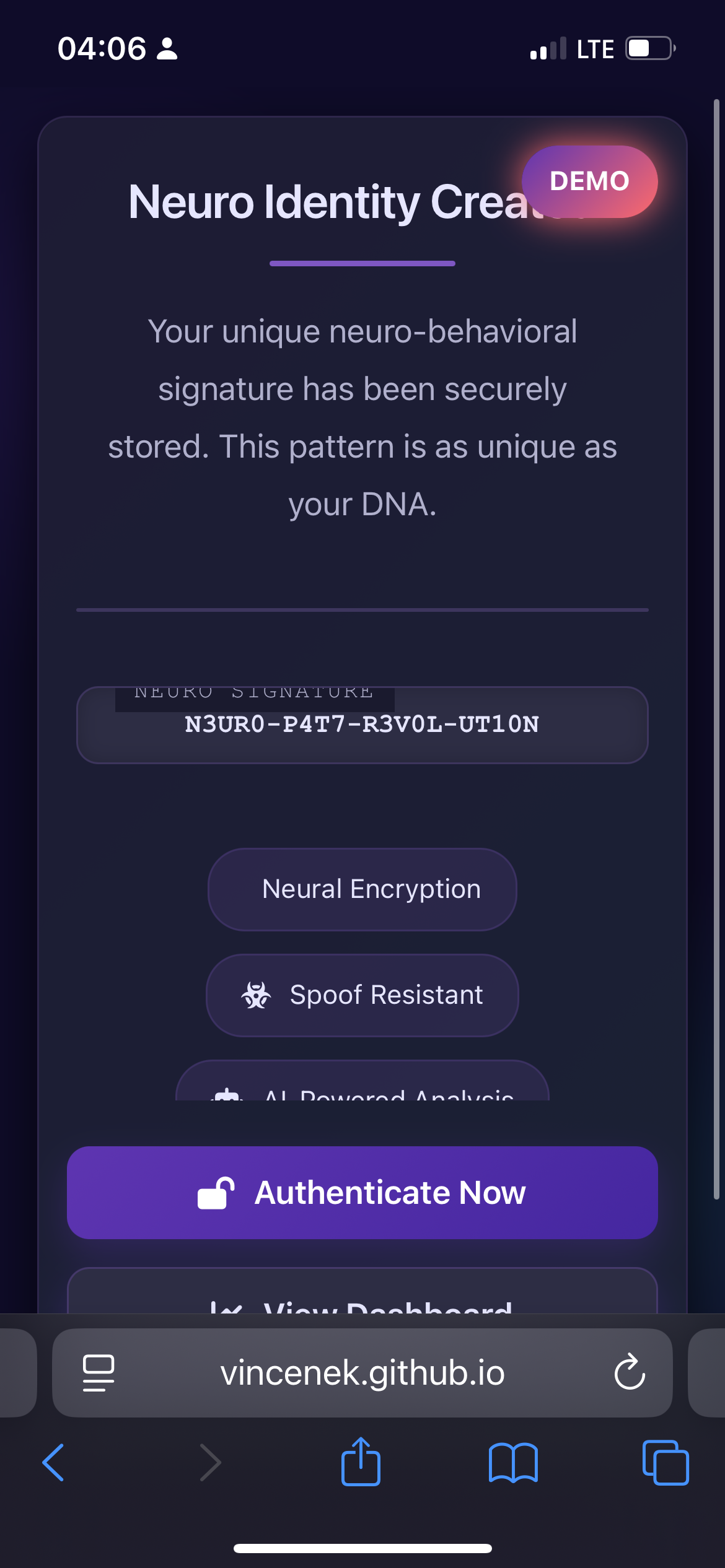 Neuro Auth gallery image