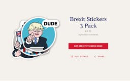 Brexit Stickers media 2