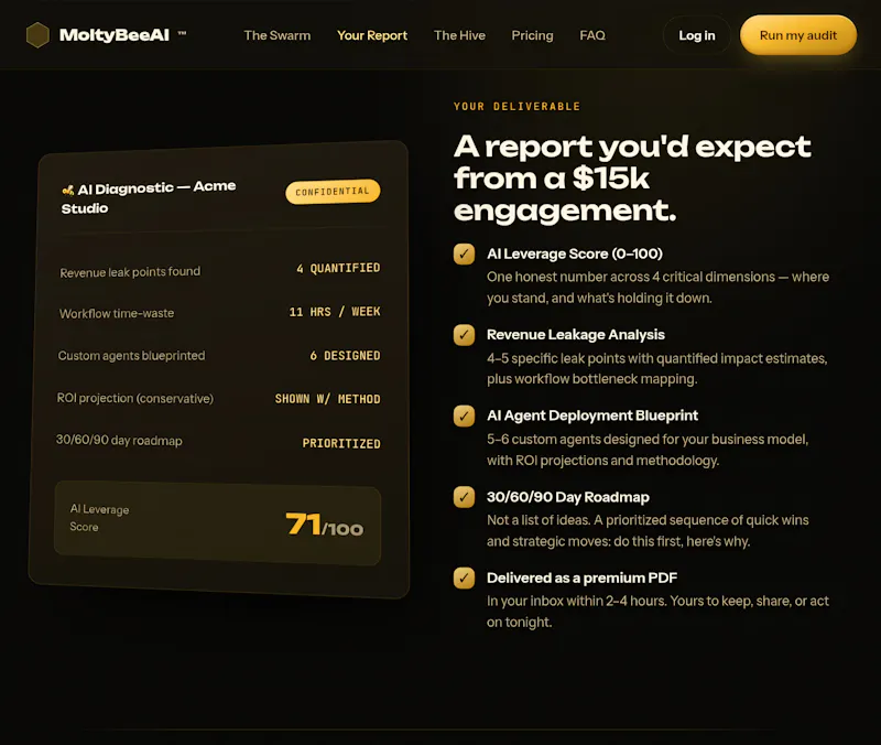 MoltyBeeAI™  screenshot 5