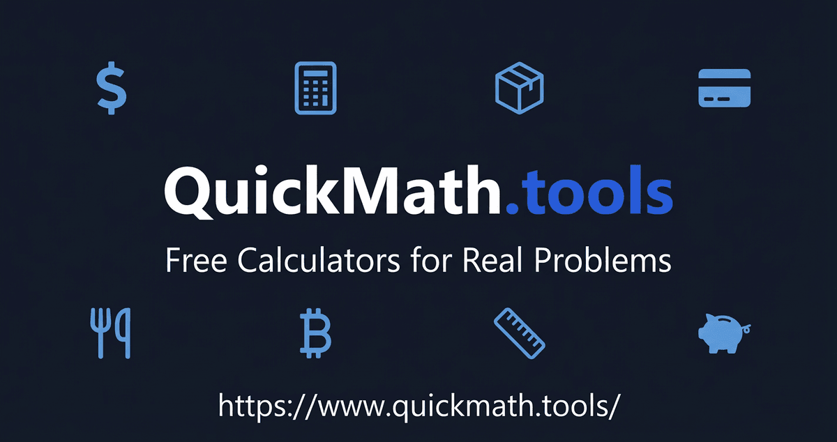 QuickMath.tools - Main product screenshot demonstrating key features and user interface