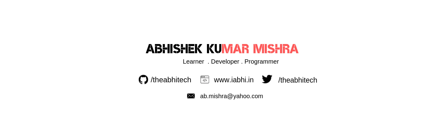Abhishek Mishra cover