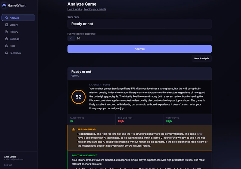 GameOrWait screenshot 3