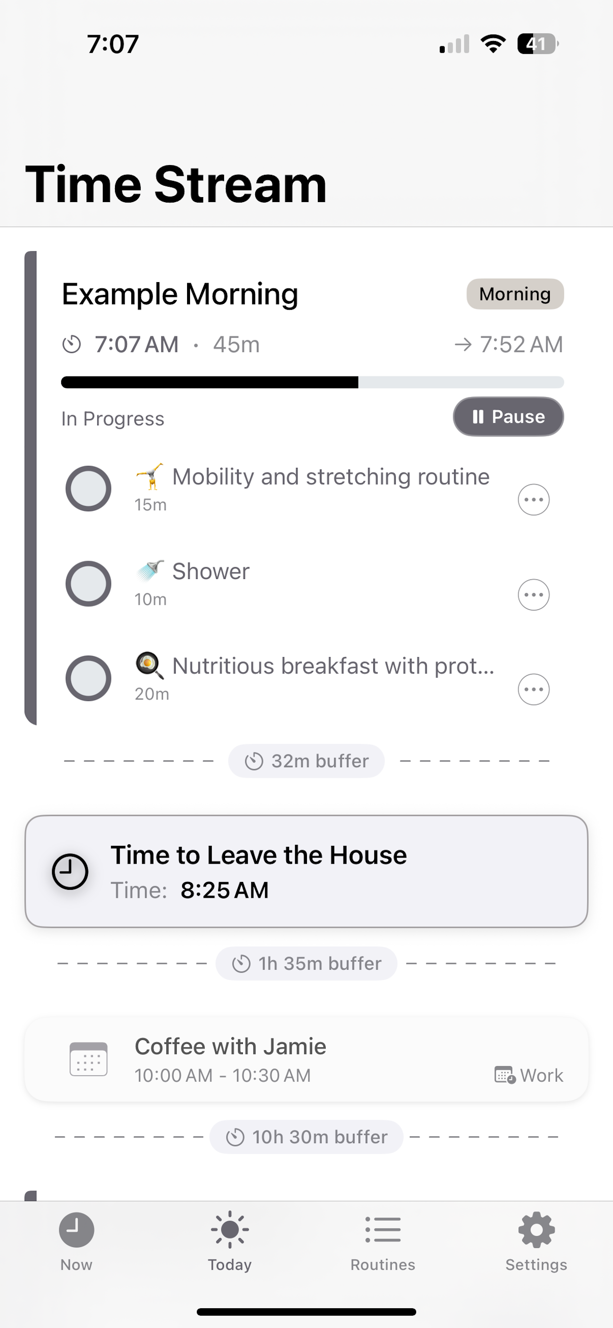 Time Stream - See your routines flow around life's changes & interruptions media 11