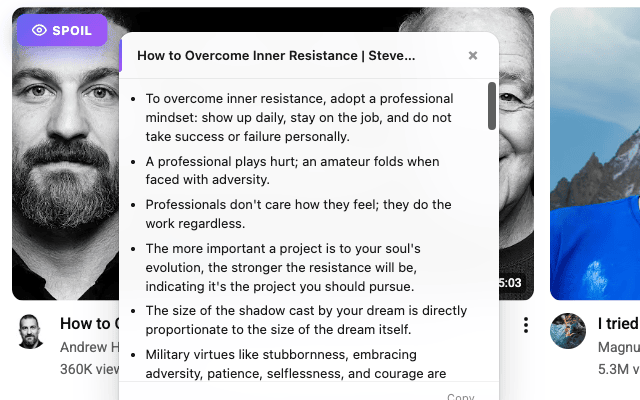 Youtube Spoiler media 5