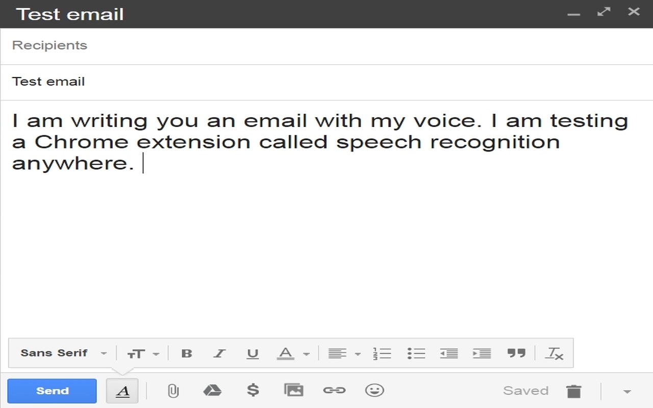 Speech Recognition Anywhere Image