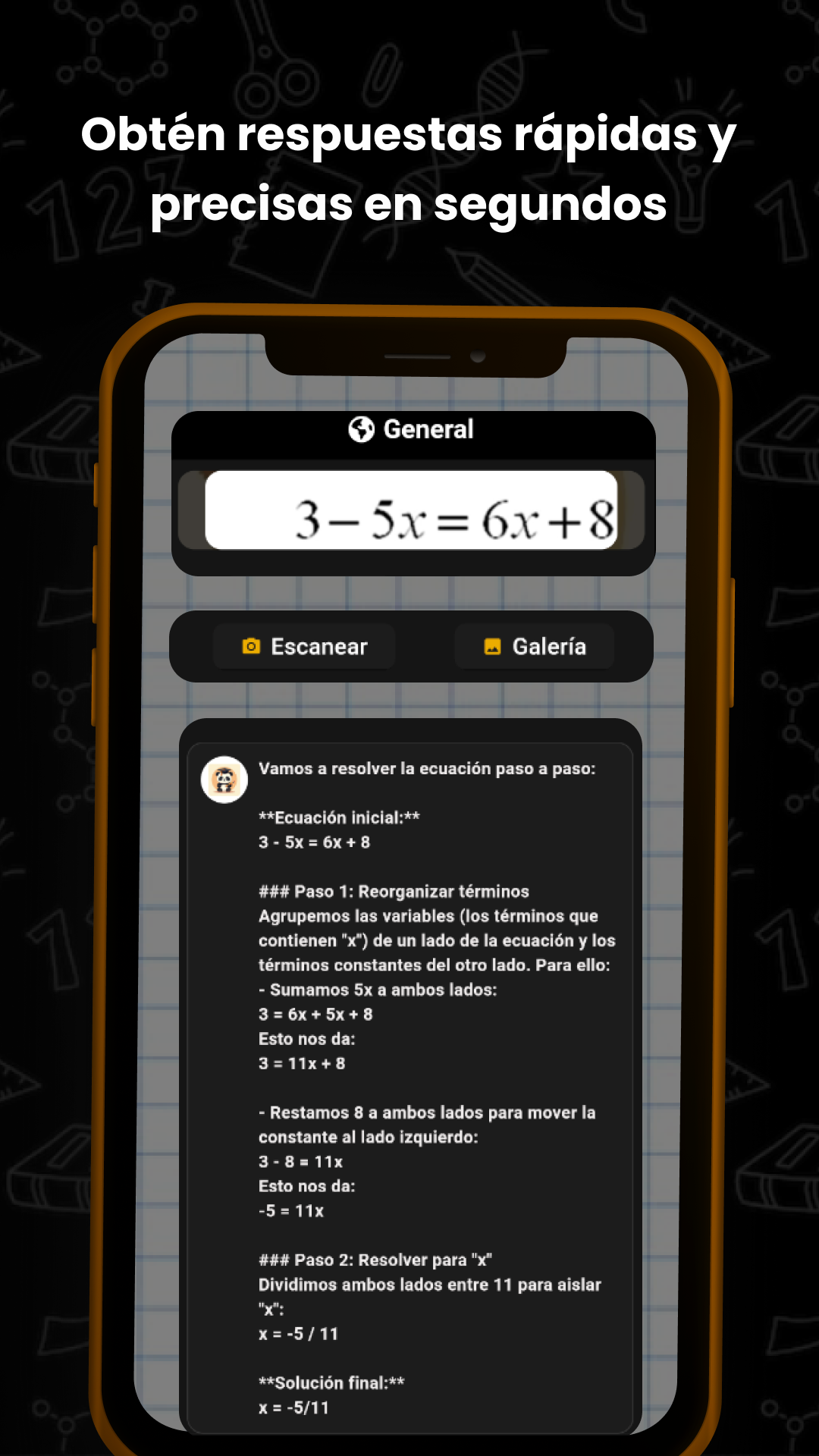 وسائط Eduscan AI: مسح وحل - Eduscan ، تطبيق لحل التدريبات المدرسية مع الذكاء الاصطناعي 1