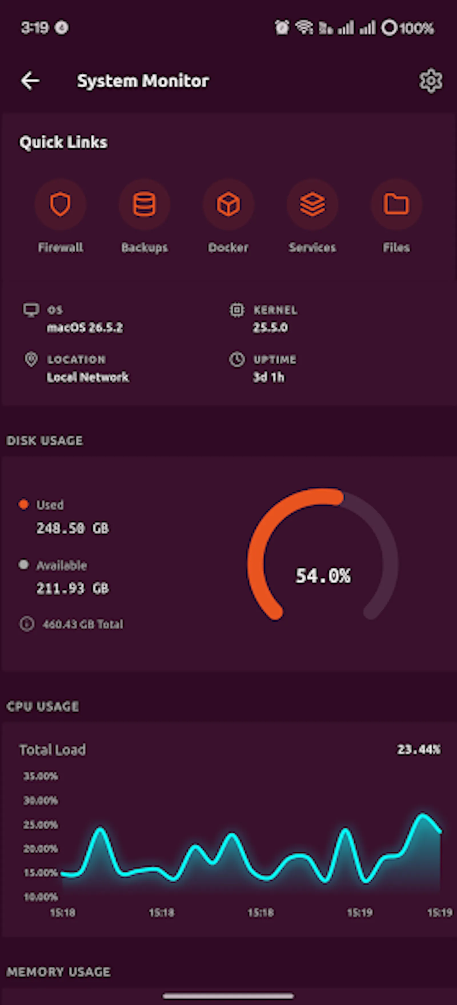 Clops SSH screenshot 2