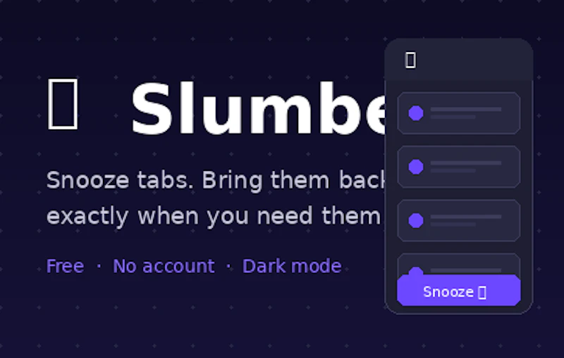Slumber screenshot 3