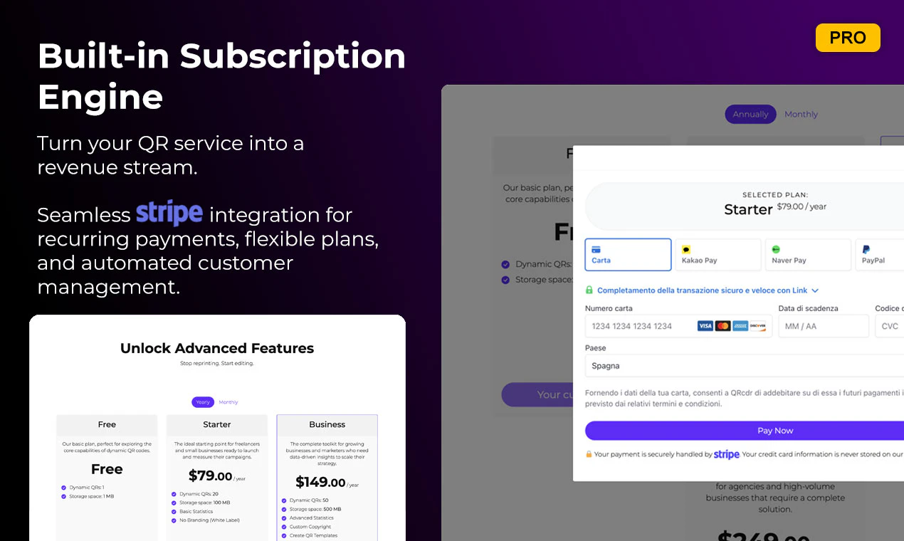QRcdr - The All-in-One WP QR code SaaS screenshot 3