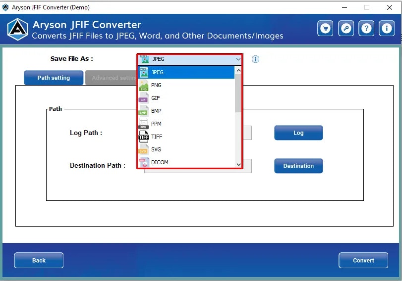 Convertidor de Aryson JFIF - Herramienta convertidor JFIF para convertir jfif, png, etc. media 3