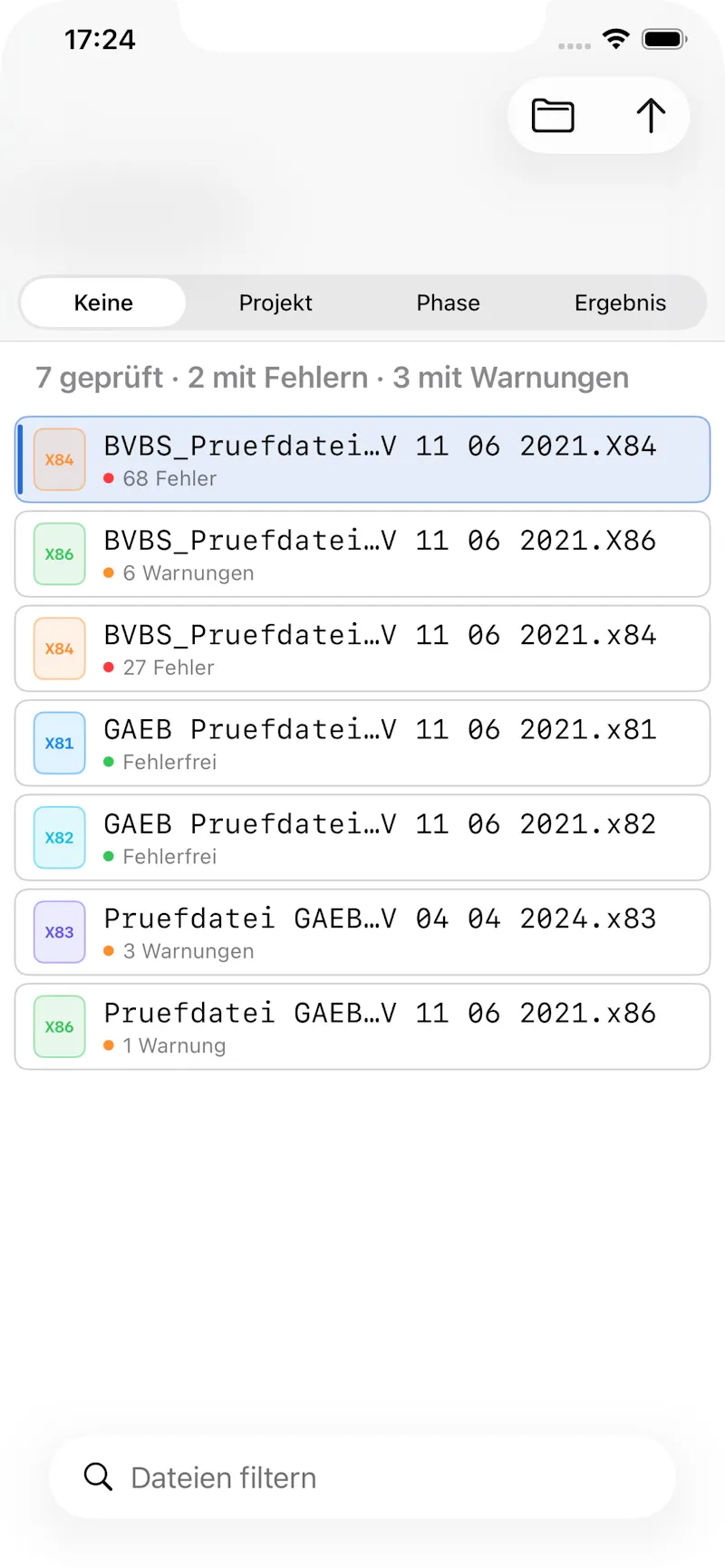 GAEB X-Ray screenshot 1