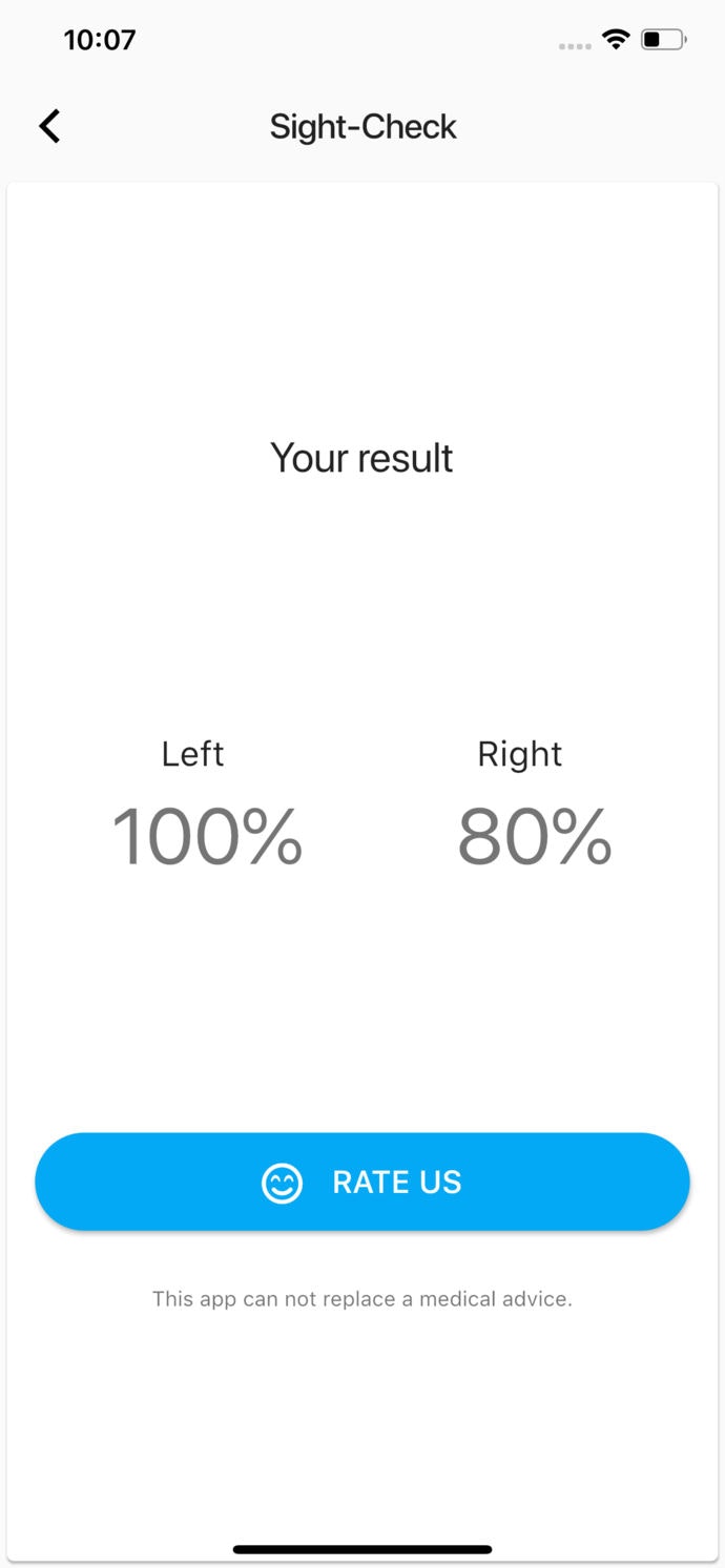 SightCheck Check your eyesight online Product Hunt