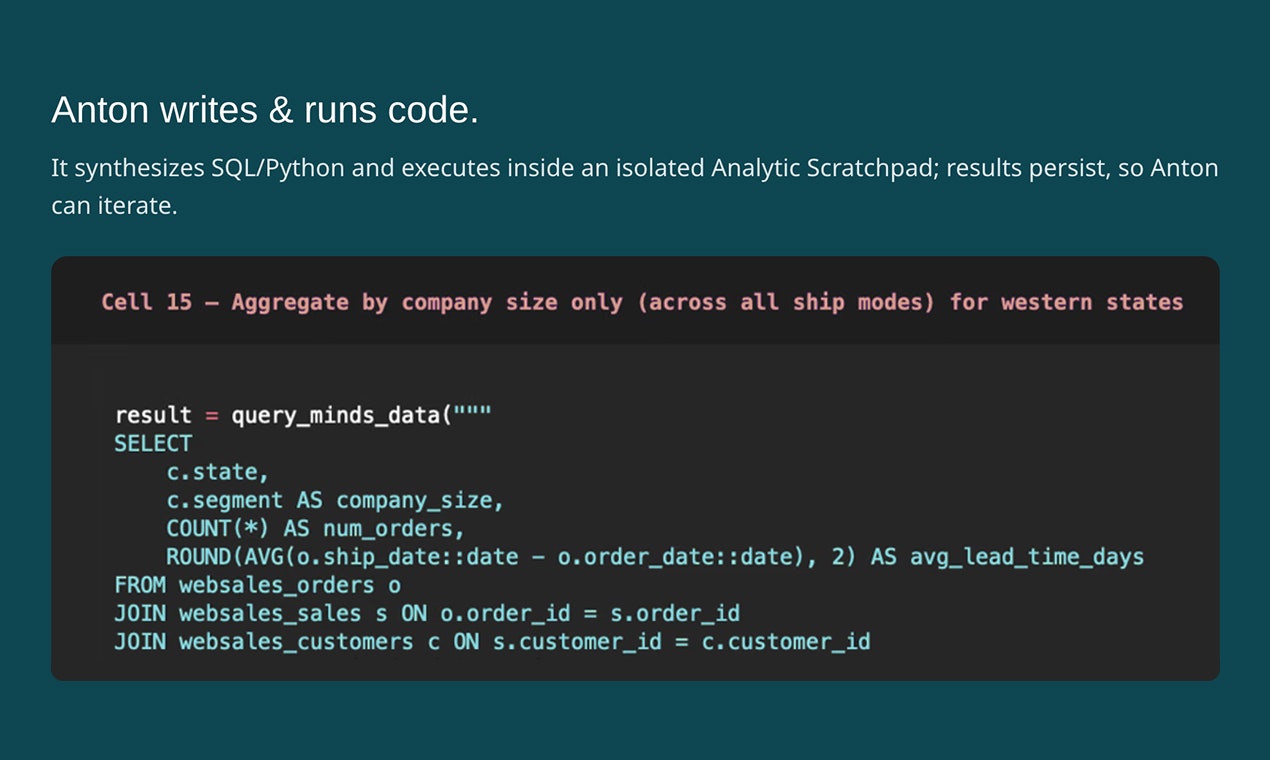 MindsDB Anton gallery image