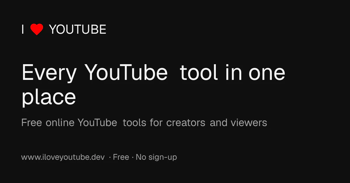 iLoveYouTube gallery image
