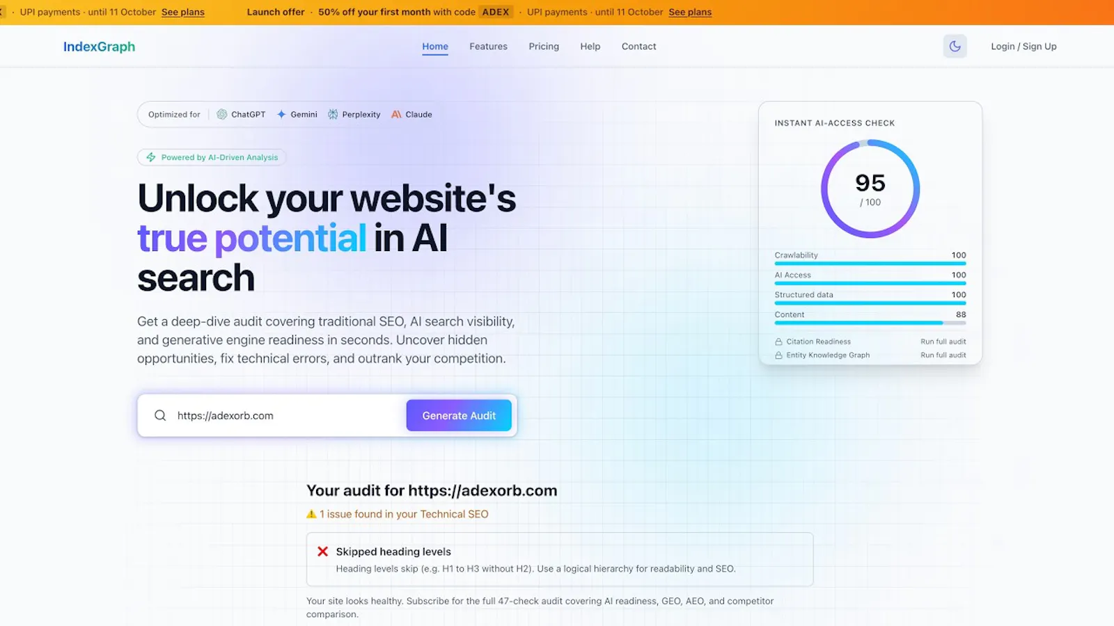 IndexGraph screenshot 1 (video preview)