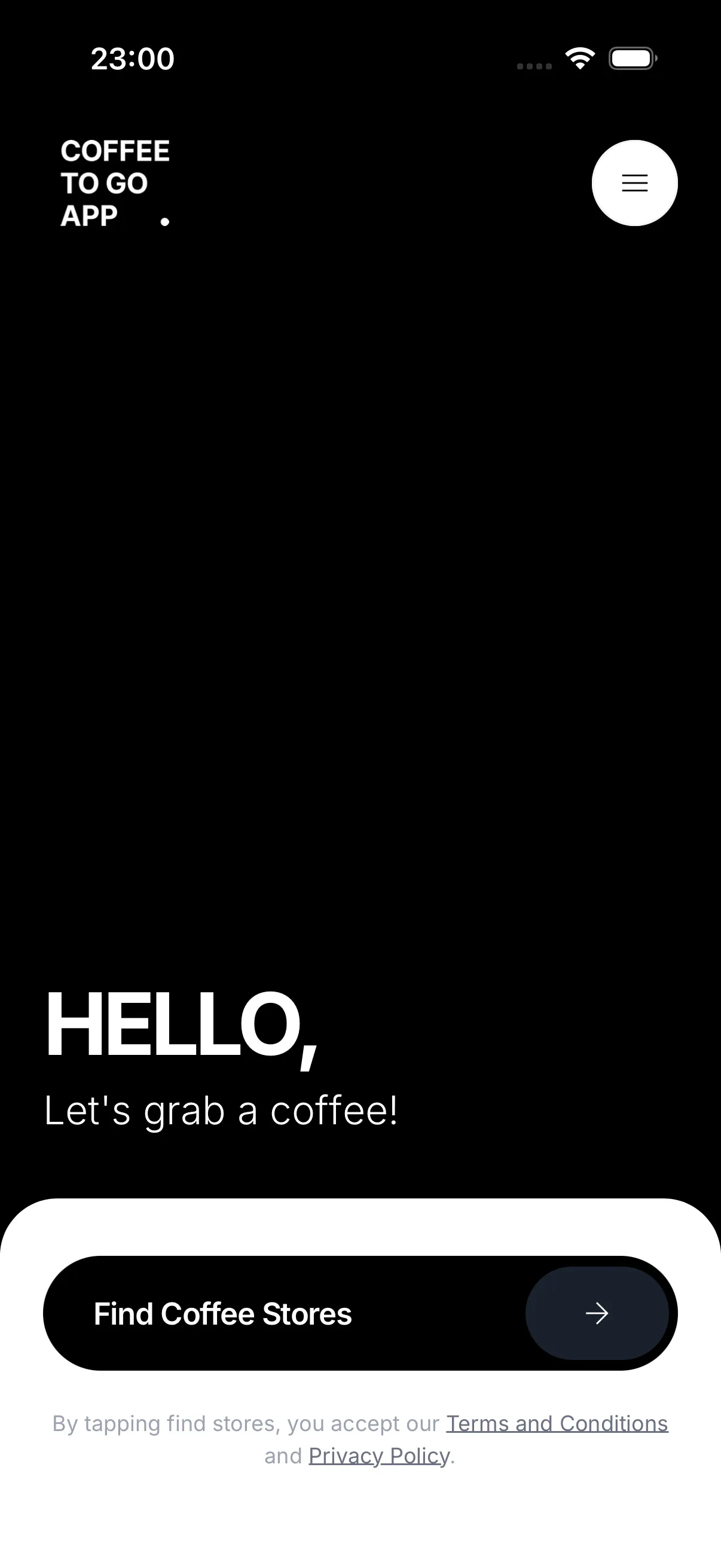 Coffee To Go App 專案橫幅