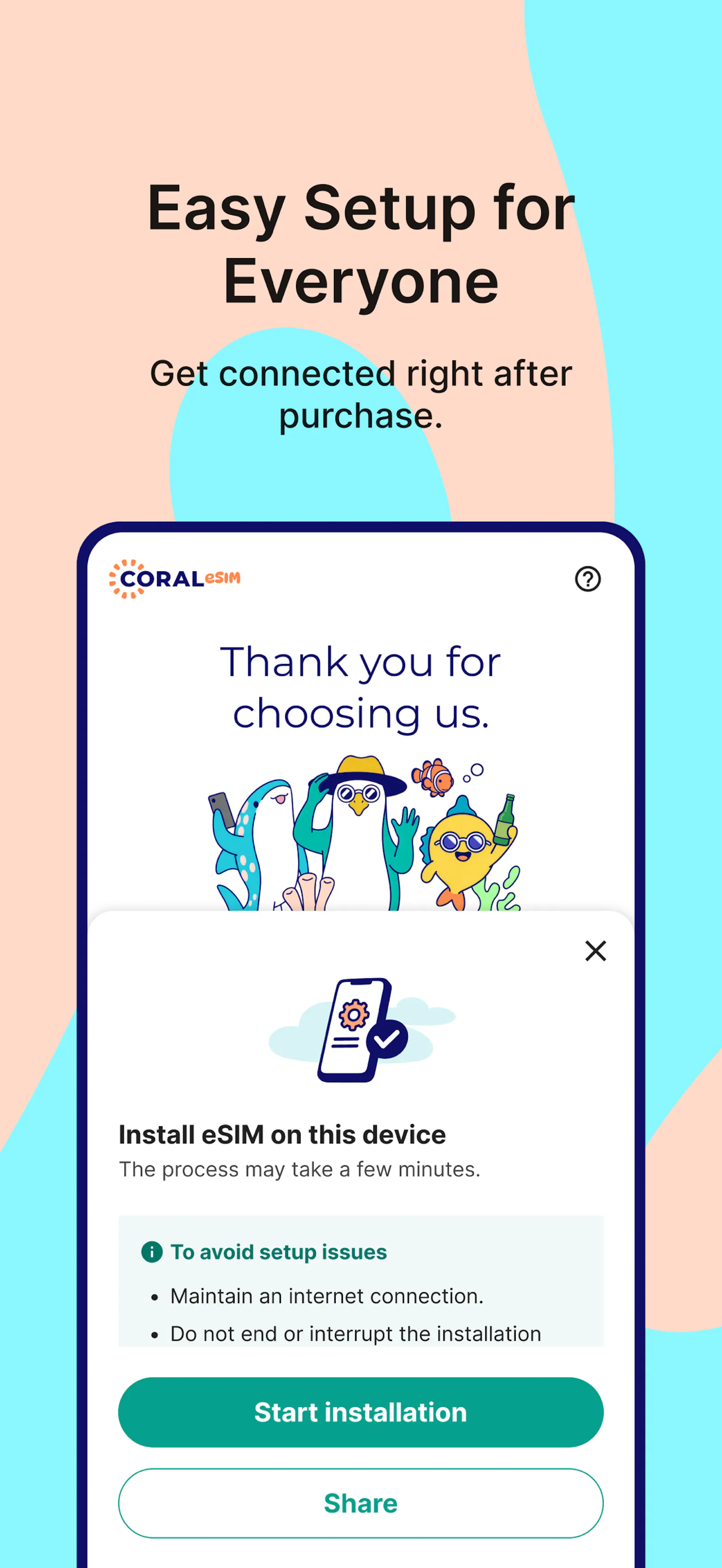 Coral eSIM screenshot 3