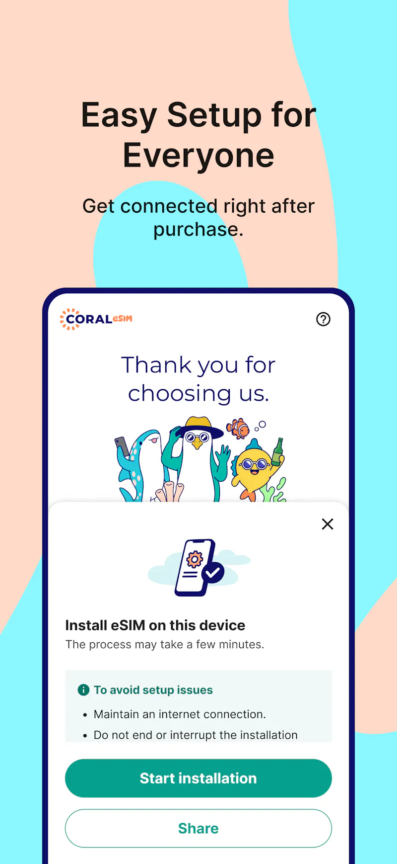 Coral eSIM screenshot 3