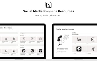 Notion Social Media Planner gallery image