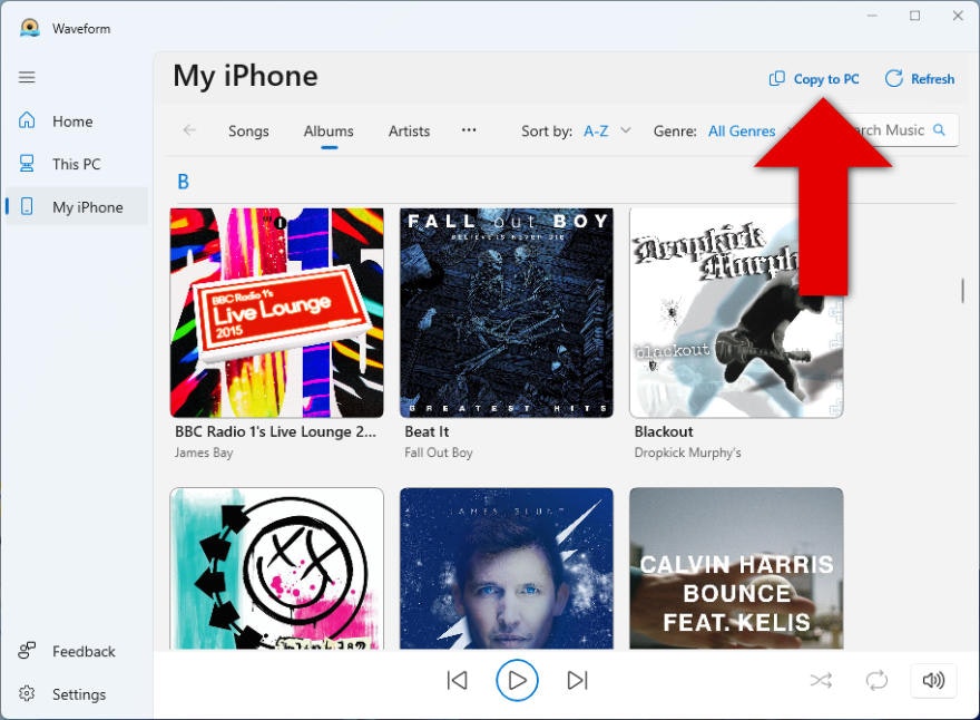 Waveform Music Player gallery image