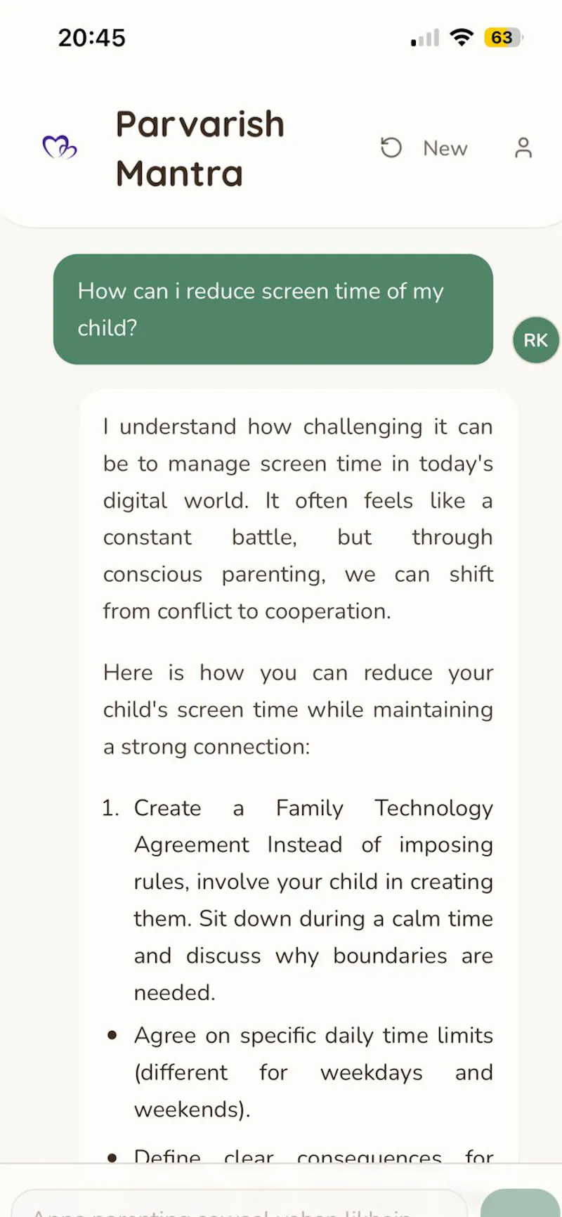Personal Parenting Coach screenshot 3