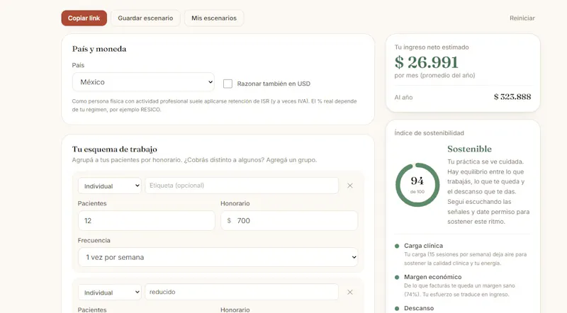 CalculadoraPsi screenshot 2