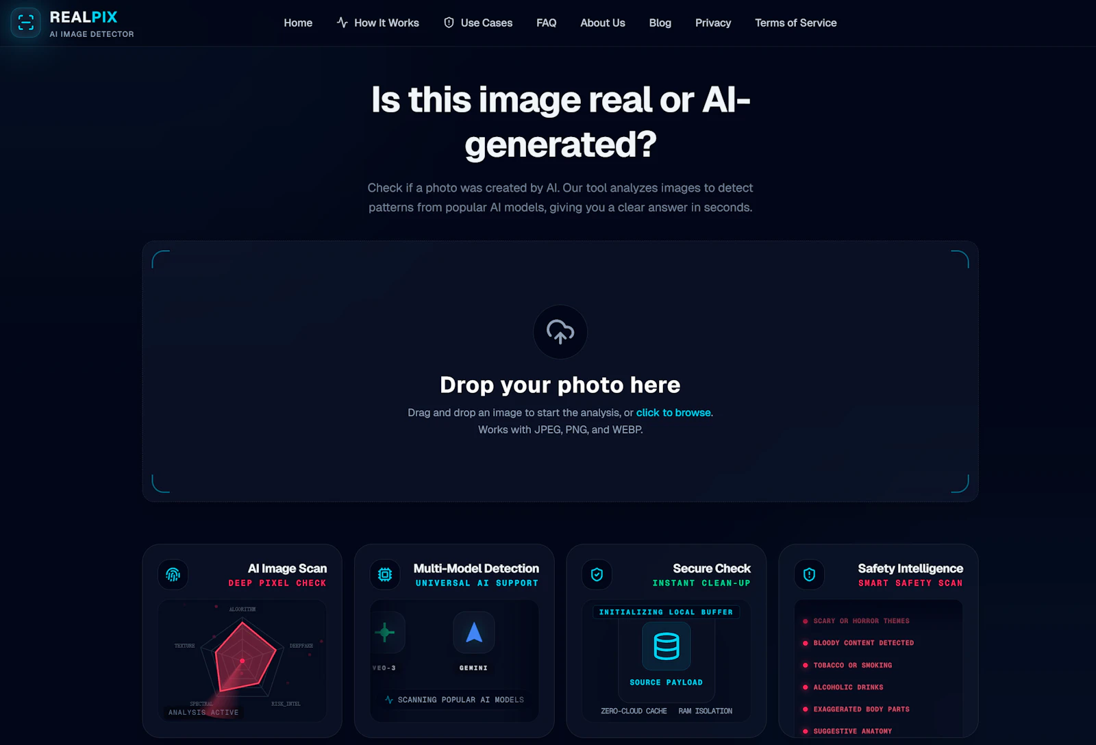 RealPix: AI Image Detector screenshot 1