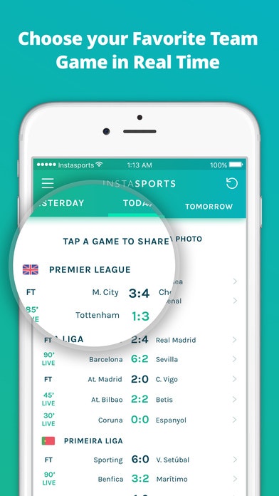 InstaSports App gallery image