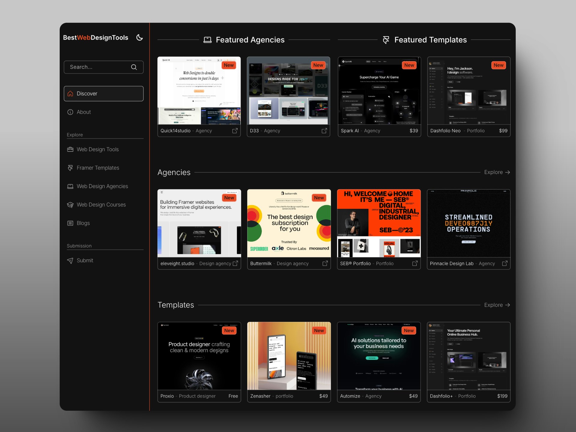 BestWebDesignTools - Beste webontwerptools, agentschappen en landingspagina -sjablonen. media 3