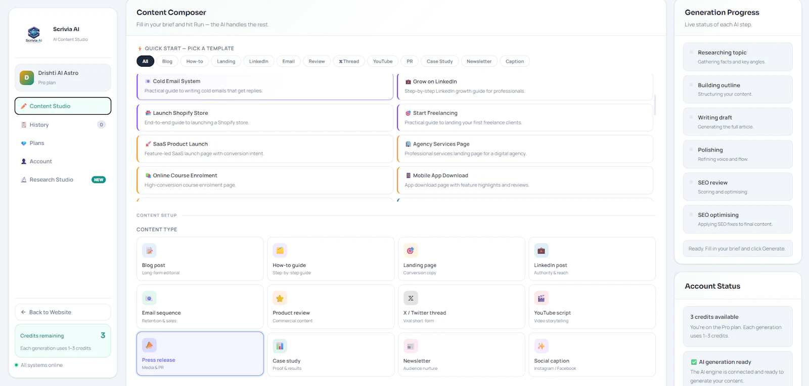 Scrivia AI screenshot 9