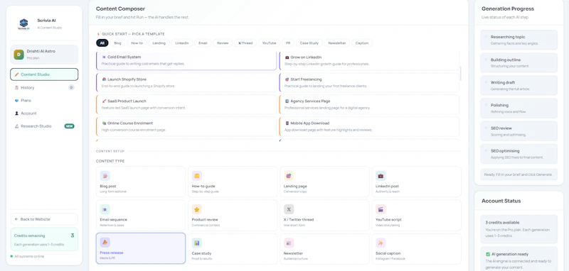 Scrivia AI screenshot 9