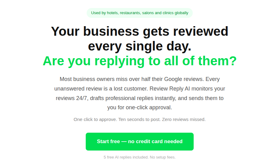 review reply 