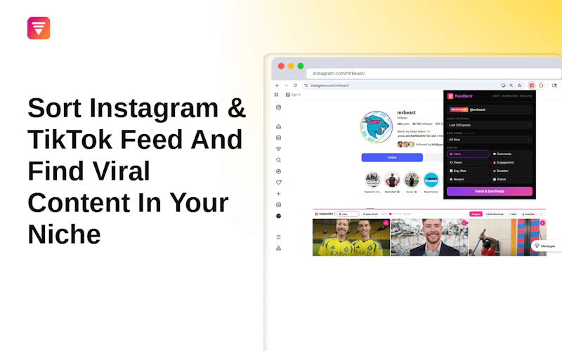 FeedSortr: Sort Instagram & TikTok feeds screenshot 2