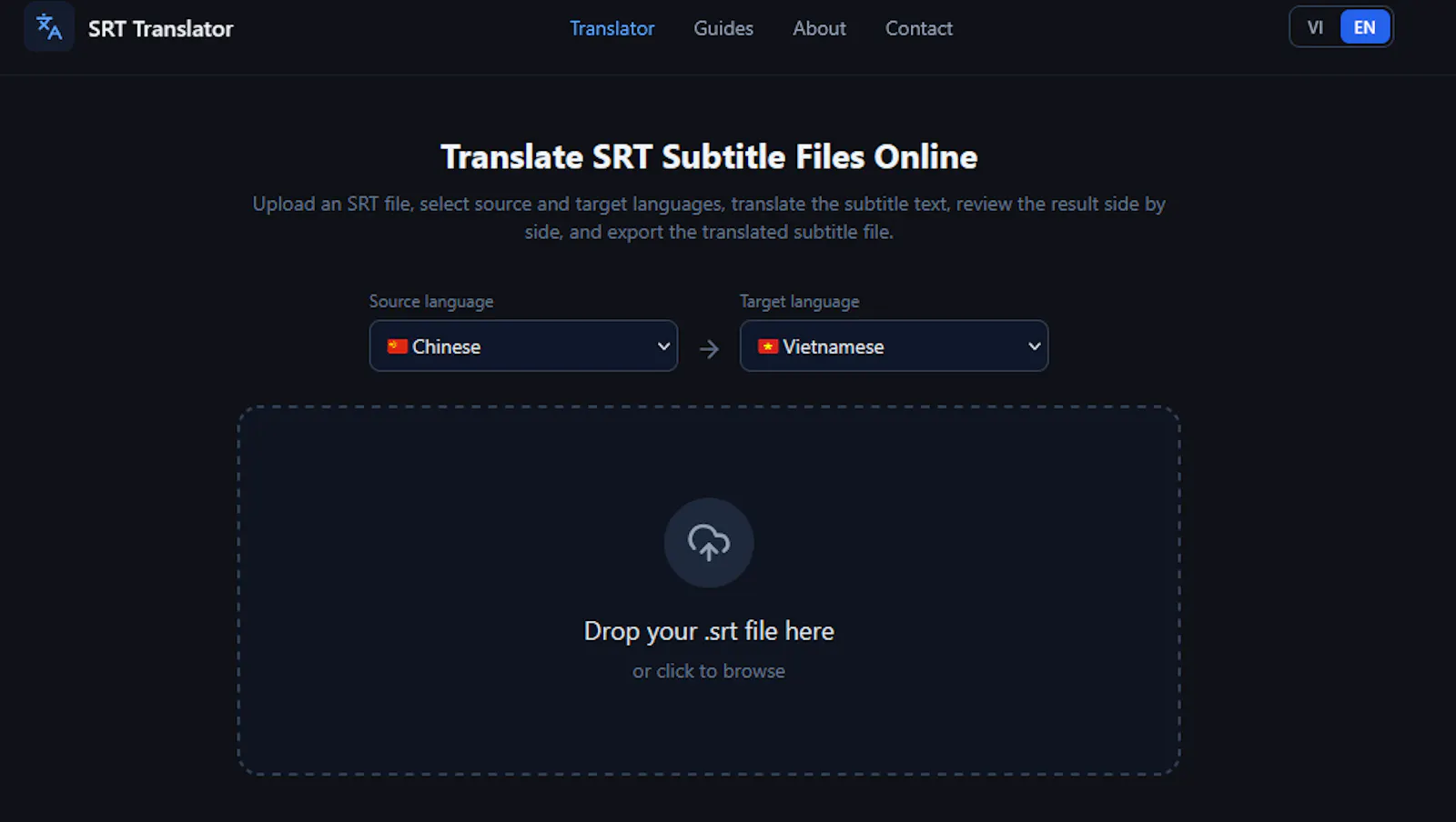 SRT Context-Aware Translator screenshot 3