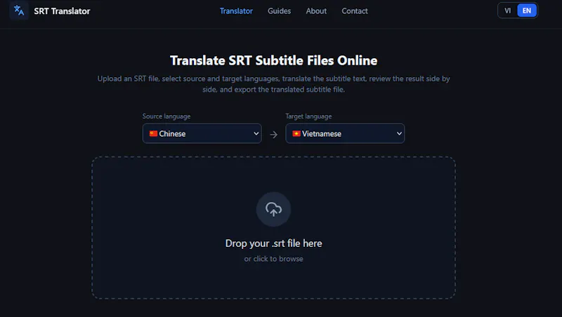 SRT Context-Aware Translator screenshot 3