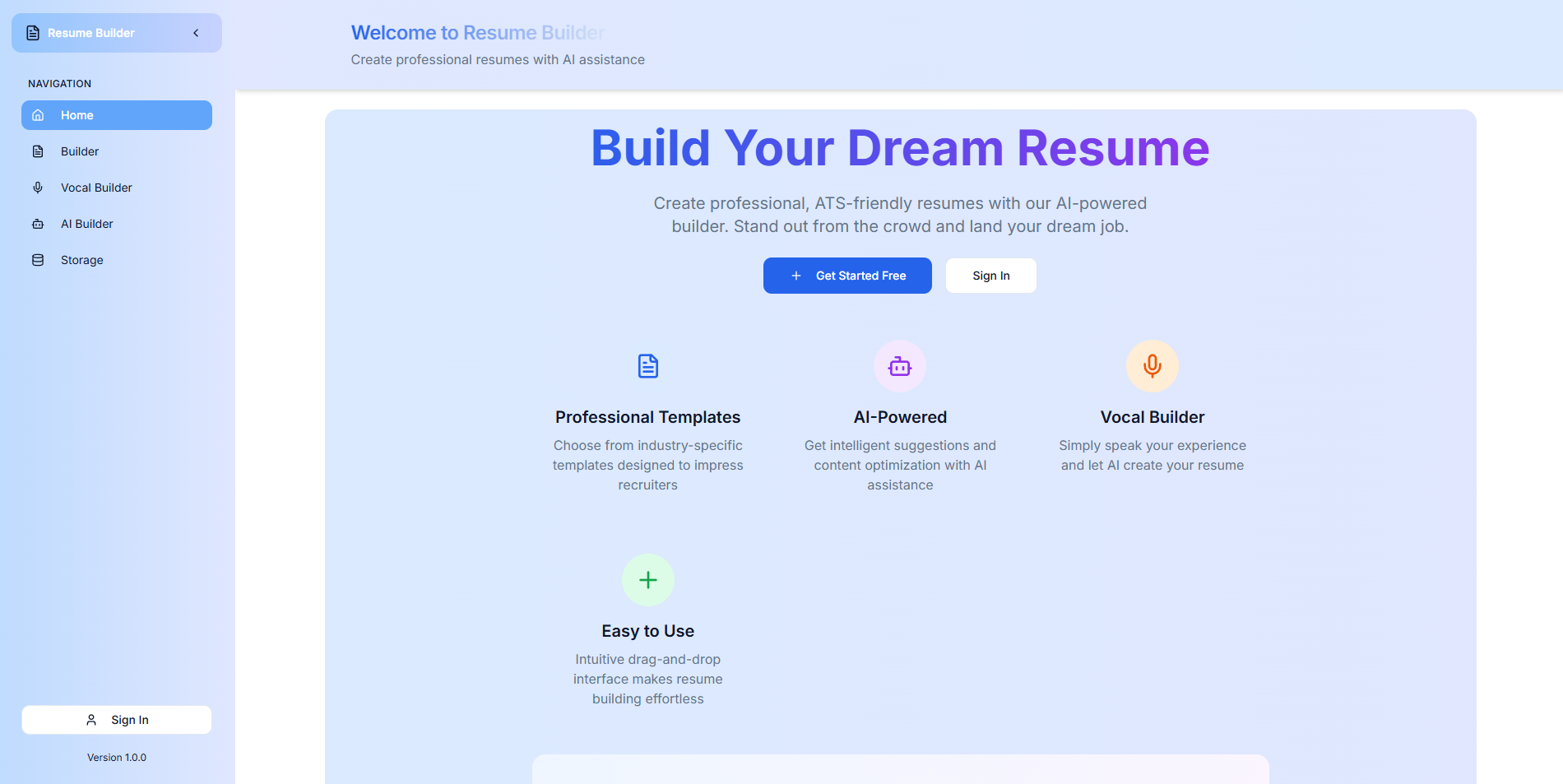 Next CV Canvas gallery image