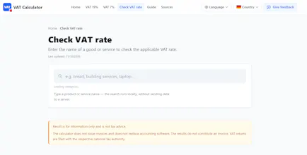 VAT Estimate gallery image